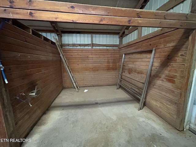 view of horse barn