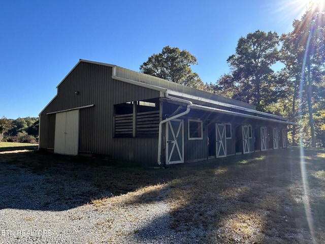 view of outbuilding