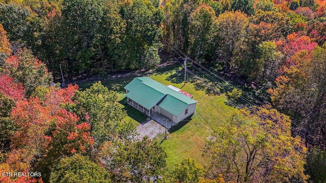 2732 Cherry Fork Rd, Helenwood, TN 37755 - bird's eye view featuring a forest view