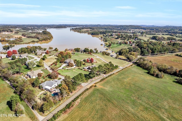 3909 Logans Landing Cir, Louisville, TN 37777 - birds eye view of property with a water view