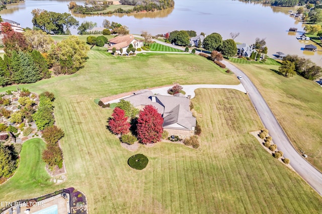 3909 Logans Landing Cir, Louisville, TN 37777 - bird's eye view with a water view