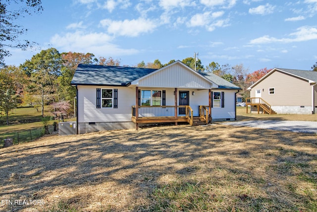 view of front of property