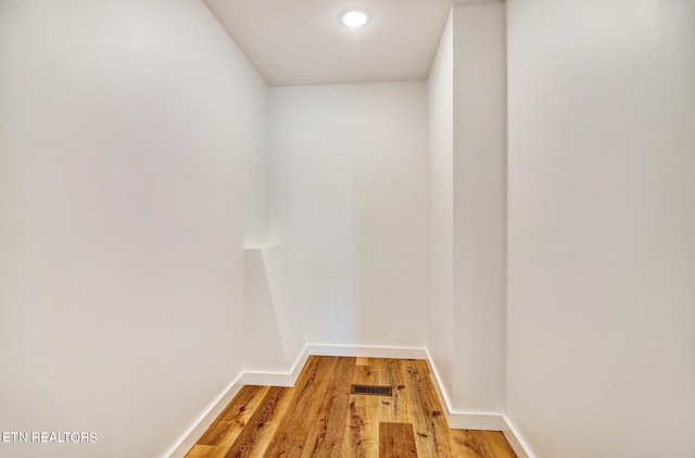 interior space with wood-type flooring