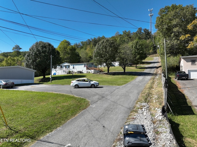 view of road