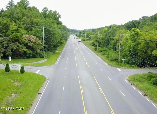 view of road