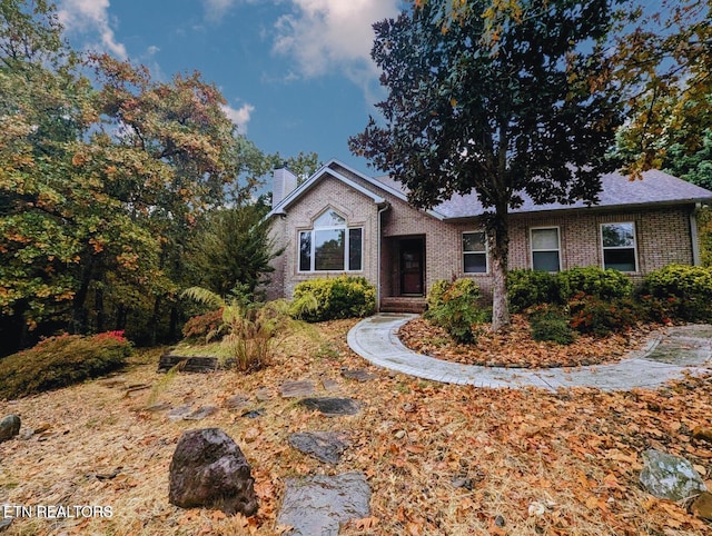 view of ranch-style home