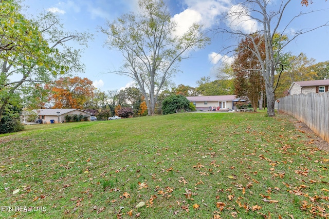 view of yard