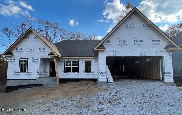 view of property in mid-construction