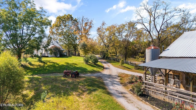 view of yard