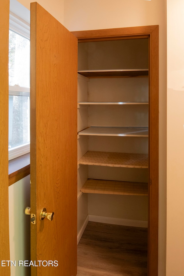 view of closet