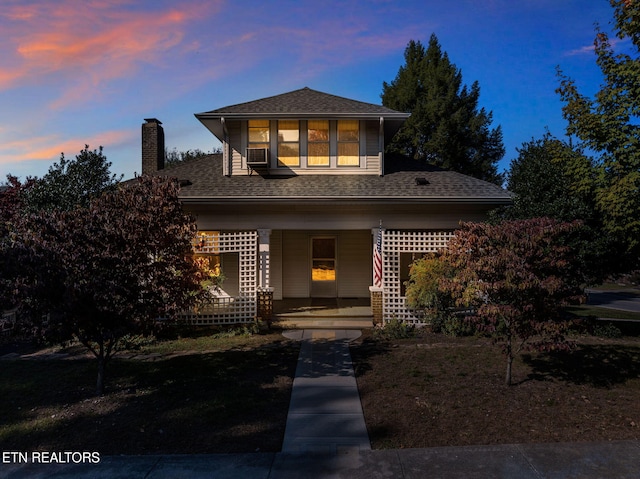 view of front of house featuring a porch