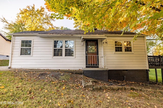 view of front of home