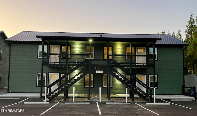 exterior space with covered porch