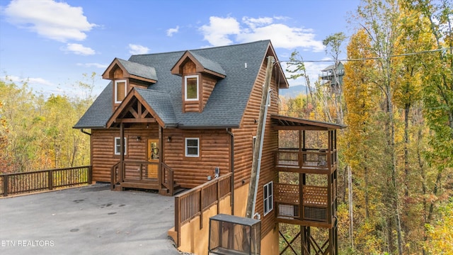 view of rear view of house