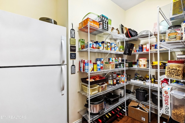 view of pantry