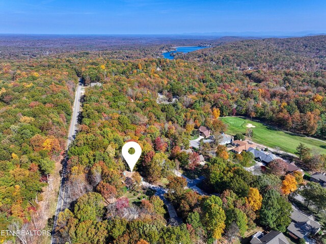 54 Heather Glen Ct, Crossville, TN 38558 - aerial view of property's location with a forest and a golf course