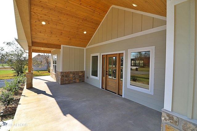 view of patio