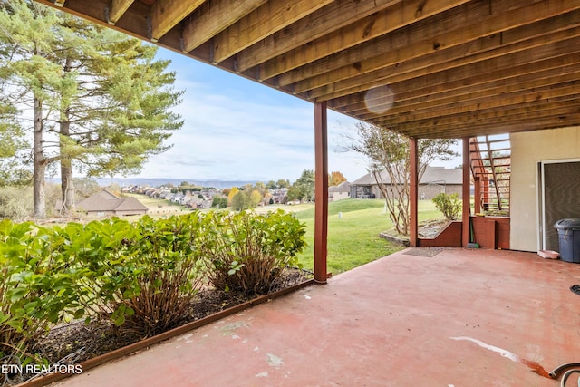 view of patio