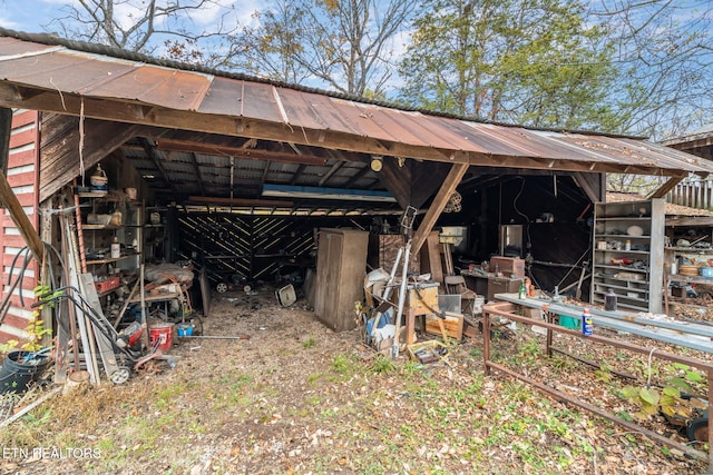 view of outbuilding