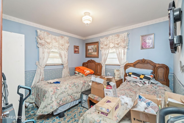 bedroom featuring multiple windows