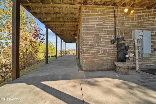 view of patio