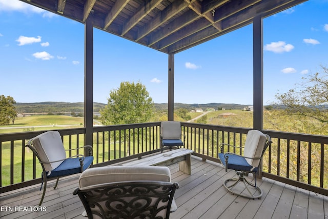 159 Garfield Ln, Sharps Chapel, TN 37866 - view of wooden deck