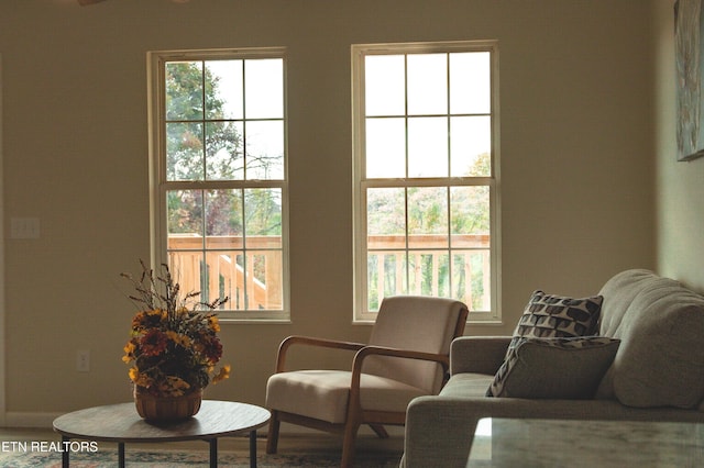 view of living area