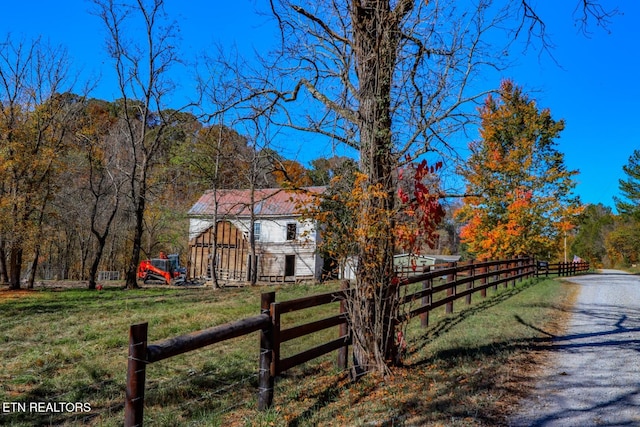 view of yard