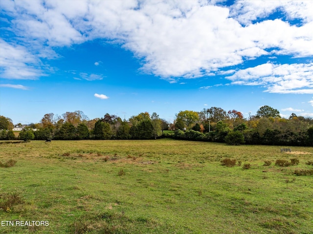 view of nature with a rural view