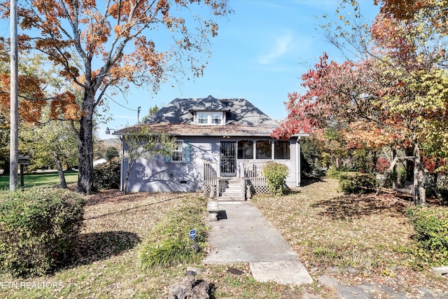 view of bungalow