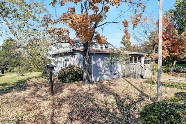 view of front of home