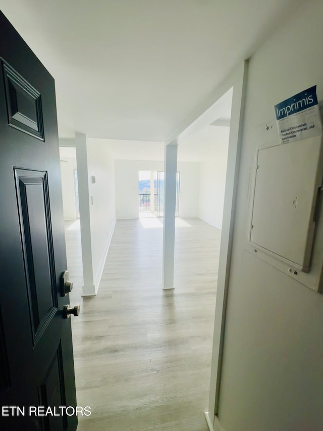 5709 Lyons View Pike Unit 4202, Knoxville, TN 37919 - hallway featuring light wood-style floors