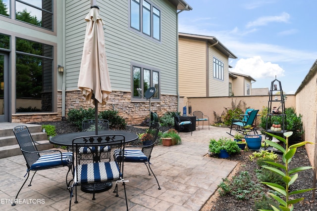 view of patio