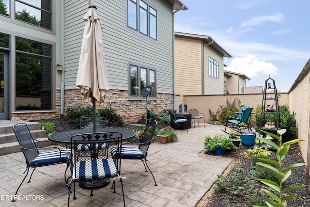 1144 Andalusian Way, Knoxville, TN 37922 - view of patio featuring outdoor dining space