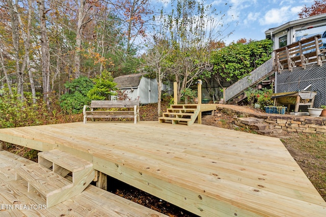 view of deck