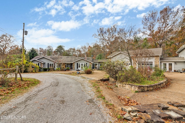 view of ranch-style home