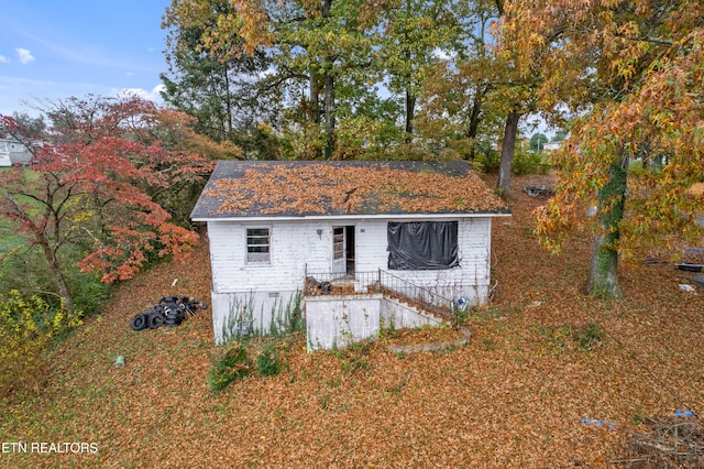 view of front of home