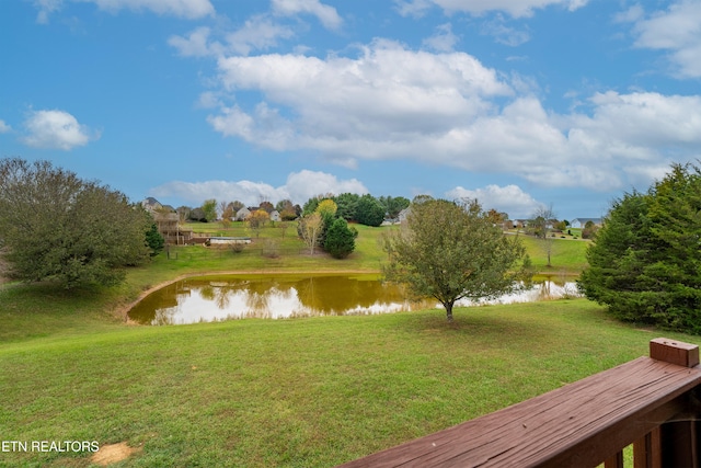 view of water feature