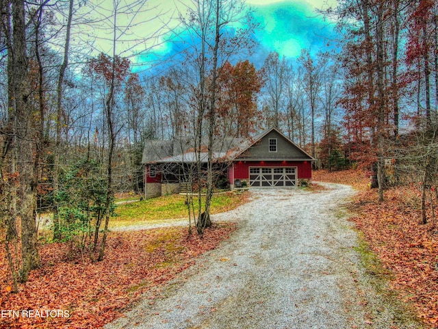 view of front of property