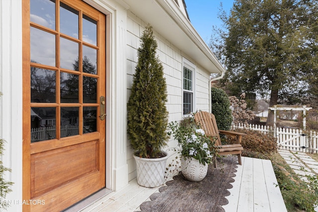 view of property entrance