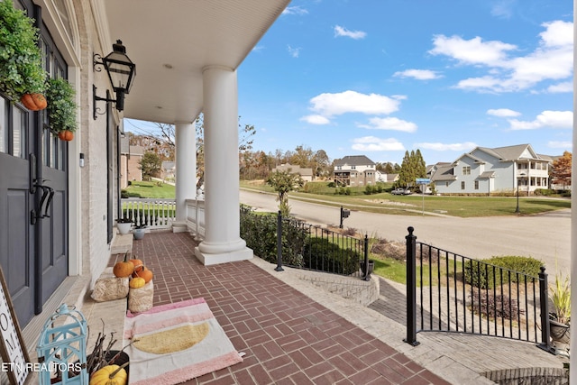 view of patio / terrace featuring a porch