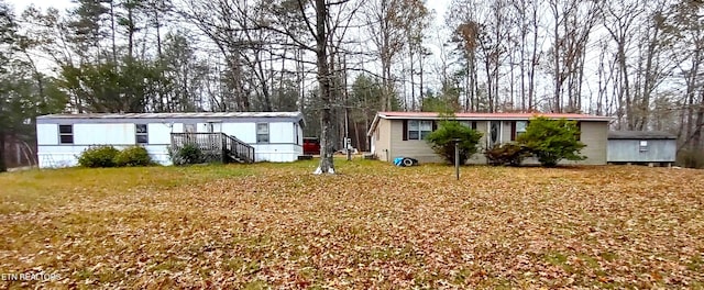 view of manufactured / mobile home