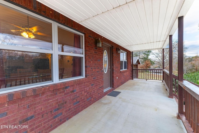 view of patio / terrace featuring a porch