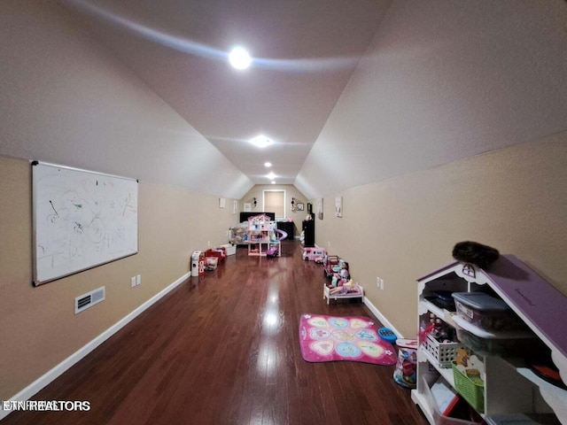 178 Woods Hill Rd, Helenwood, TN 37755 - additional living space with wood finished floors, baseboards, and lofted ceiling