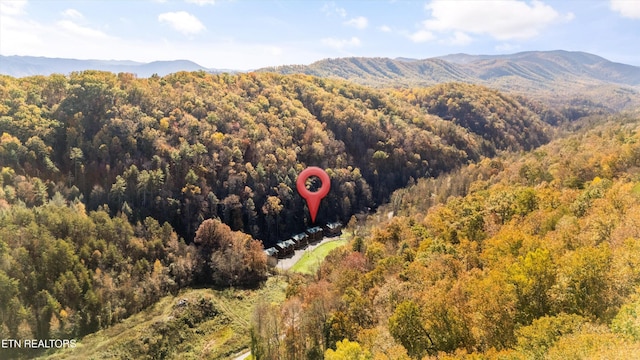 315 Caney Creek Rd, Pigeon Forge, TN 37863 - aerial view of a forest and a mountain backdrop