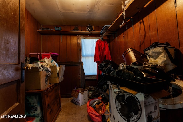 view of storage room