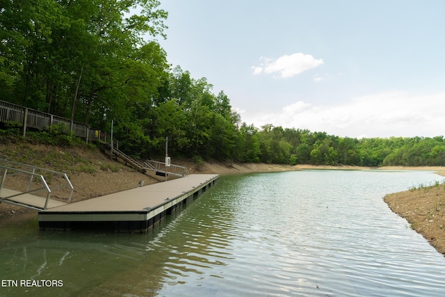1006 Gordon Way, Sevierville, TN 37876 - dock with a forest view and a water view