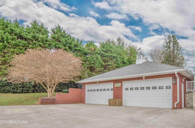 exterior space with driveway