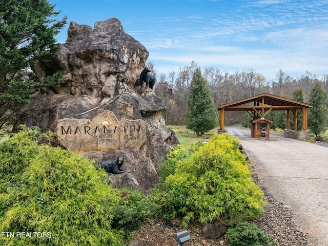 view of community / neighborhood sign