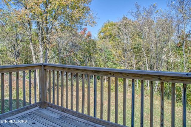 view of deck